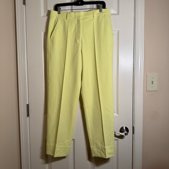 ME+EM Lemon Yellow Women's Trousers Size 8 - Picture 3 of 8